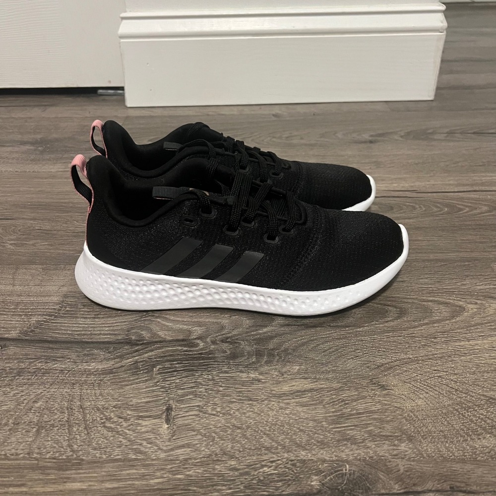 Adidas Women's Puremotion FY9817 Black White Running Shoes Sneakers Size 7.5